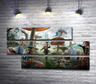 Чудернацький постер до фільму "Аліса в країні див" (Alice in Wonderland)