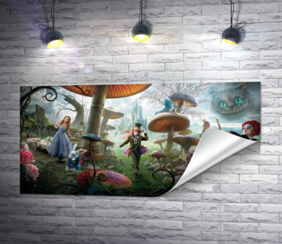 Чудернацький постер до фільму "Аліса в країні див" (Alice in Wonderland)