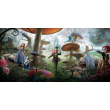 Причудливый постер к фильму "Алиса в стране чудес" (Alice in Wonderland)