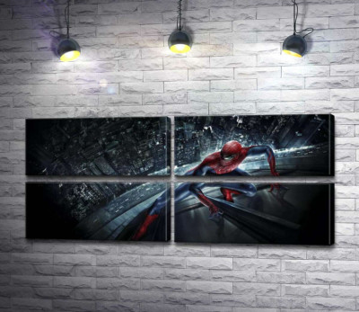 Людина-павук (Spider-Man) на скляному хмарочосі