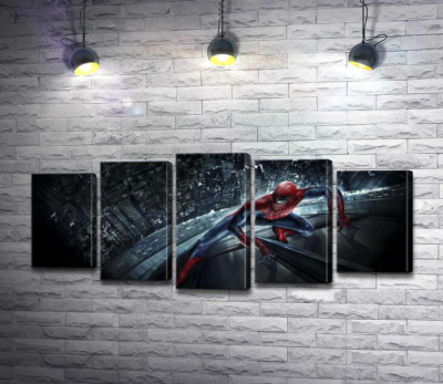 Людина-павук (Spider-Man) на скляному хмарочосі