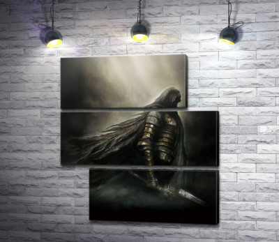 Воин из видеоигры "Dark Souls"