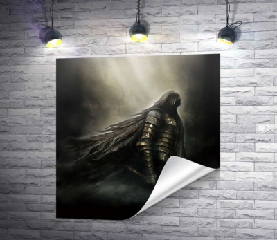 Воин из видеоигры "Dark Souls"