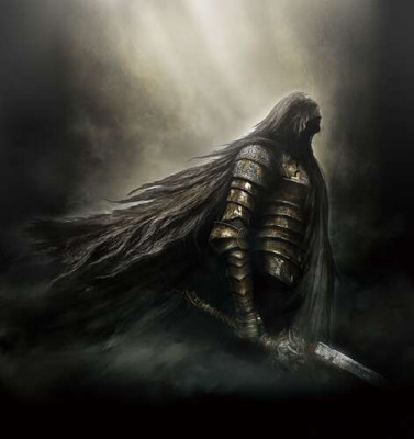 Воин из видеоигры "Dark Souls"