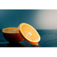 Сочная середина спелого апельсина