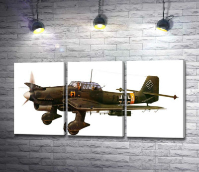 «Штука» (Junkers Ju 87) німецький пікіруючий бомбардувальник часів Другої світової війни