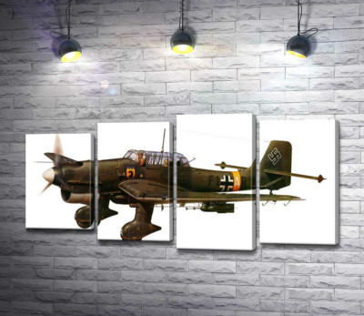 «Штука» (Junkers Ju 87) німецький пікіруючий бомбардувальник часів Другої світової війни
