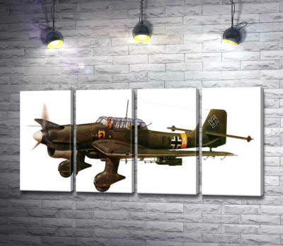 «Штука» (Junkers Ju 87) німецький пікіруючий бомбардувальник часів Другої світової війни