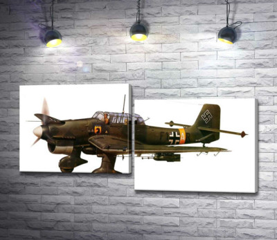 «Штука» (Junkers Ju 87) німецький пікіруючий бомбардувальник часів Другої світової війни