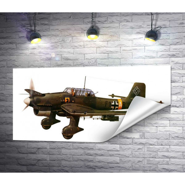 «Штука» (Junkers Ju 87) німецький пікіруючий бомбардувальник часів Другої світової війни