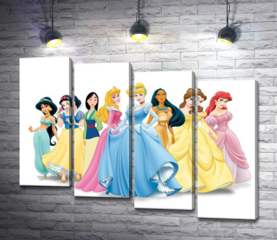 Прекрасные принцессы мультфильмов "Дисней" (Disney)