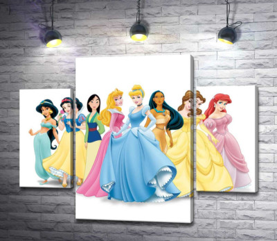 Прекрасні принцеси мультфільмів "Дісней" (Disney)