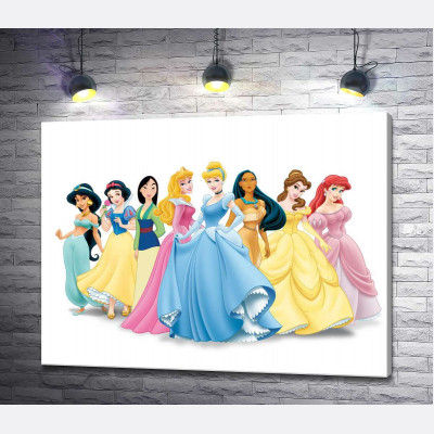 Прекрасні принцеси мультфільмів "Дісней" (Disney)