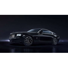 Черный автомобиль класса люкс Роллс-Ройс (Rolls-Royce Wraith Black Badge)