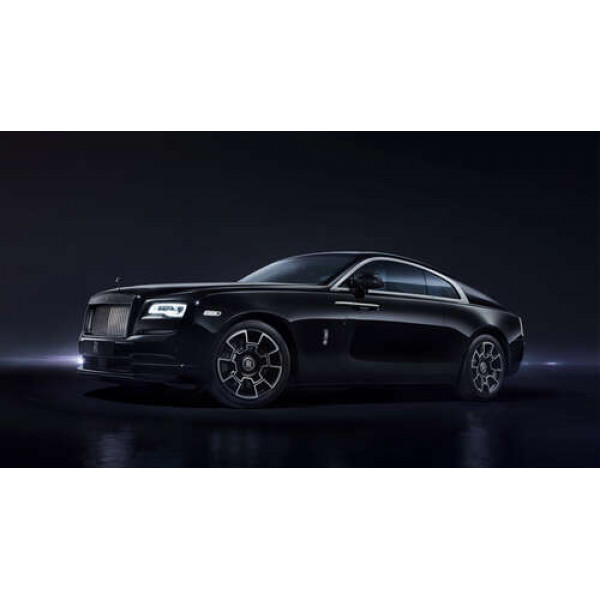 Чорний автомобіль класу люкс Ролс-Ройс (Rolls-Royce Wraith Black Badge)