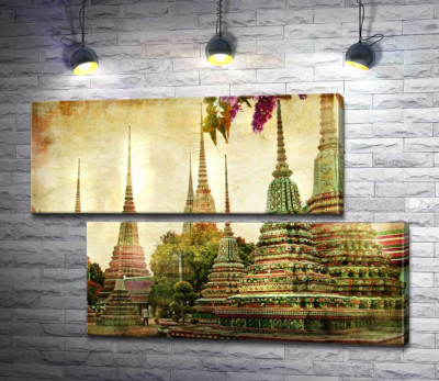 Храмовый комплекс Ват Пхо (Wat Pho) в Бангкоке