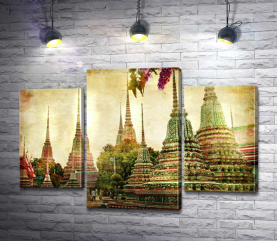 Храмовый комплекс Ват Пхо (Wat Pho) в Бангкоке