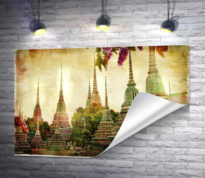 Храмовый комплекс Ват Пхо (Wat Pho) в Бангкоке