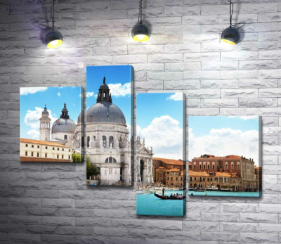 Шедевр барокко, собор Санта-Марія-делла-Салуте (Basilica di Santa Maria della Salute), височить над Гранд-каналом (Canal Grande)