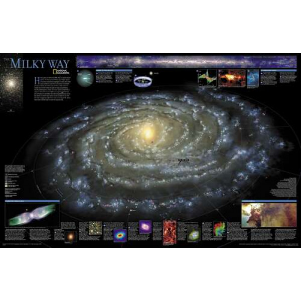 Карта галактики Чумацький Шлях (Milky Way)