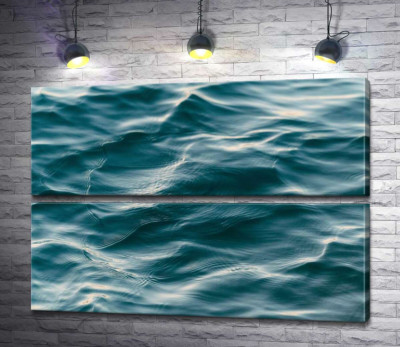Модульна картина "Сяюча бірюза водної поверхні"
