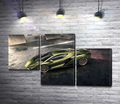 Автомобиль супергибрид Ламборгини (Lamborghini Sian)