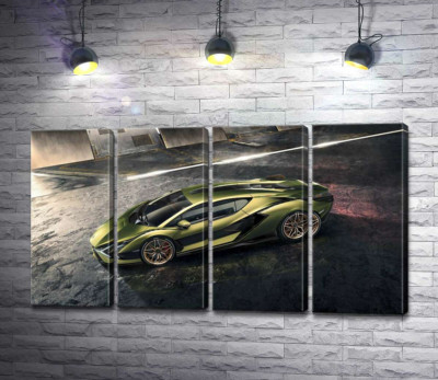 Автомобіль супергібрид Ламборгіні (Lamborghini Sian)