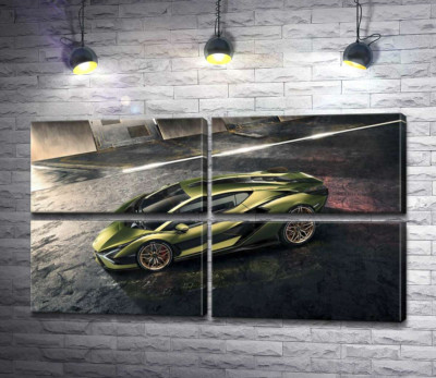 Автомобіль супергібрид Ламборгіні (Lamborghini Sian)