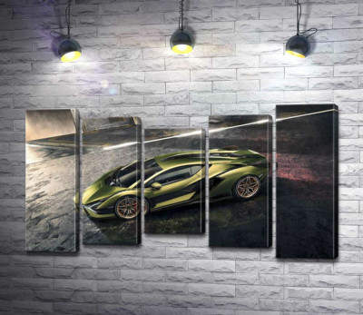 Автомобіль супергібрид Ламборгіні (Lamborghini Sian)