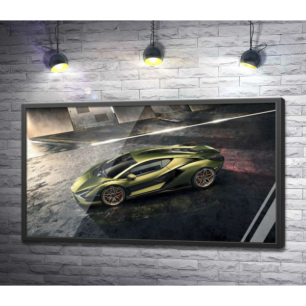 Автомобиль супергибрид Ламборгини (Lamborghini Sian)