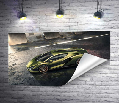 Автомобиль супергибрид Ламборгини (Lamborghini Sian)
