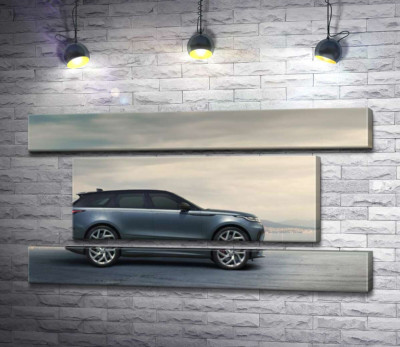 Модульна картина "Втілення британської естетики: автомобіль Ленд Ровер (Land Rover Range Rover Velar)"