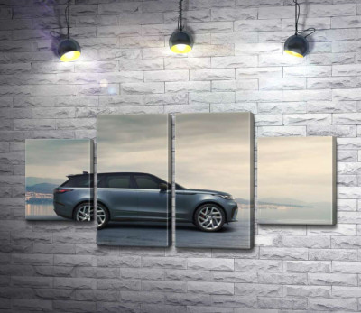 Модульна картина "Втілення британської естетики: автомобіль Ленд Ровер (Land Rover Range Rover Velar)"