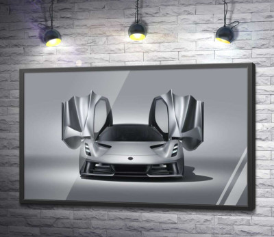 Постер "Утонченность форм спортивного автомобиля Lotus Evija"