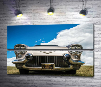 Золотое покрытие автомобиля Кадиллак (Cadillac Eldorado Seville) 1957 года