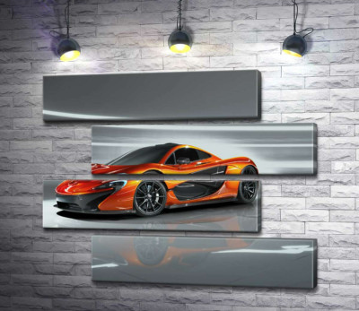Бурштиновий блиск спортивного автомобіля McLaren P1