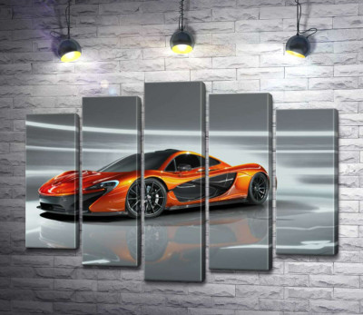 Бурштиновий блиск спортивного автомобіля McLaren P1