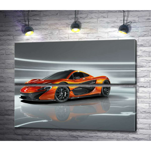 Бурштиновий блиск спортивного автомобіля McLaren P1