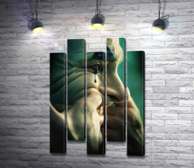 Модульна картина "Джокер (Joker) крізь сльози натягує посмішку на обличчі"