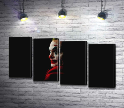 Профиль Джокера (Joker) рассеивается в тени