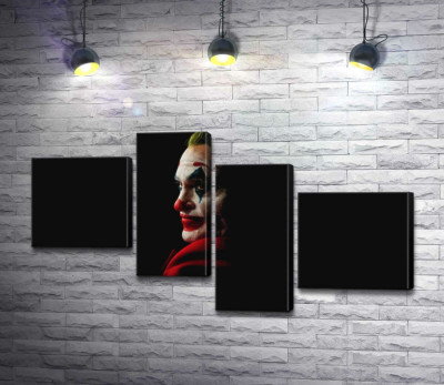 Профіль Джокера (Joker) розсіюється в тіні 