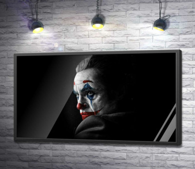 Постер "Грустный взгляд Джокера (Joker) из тени"