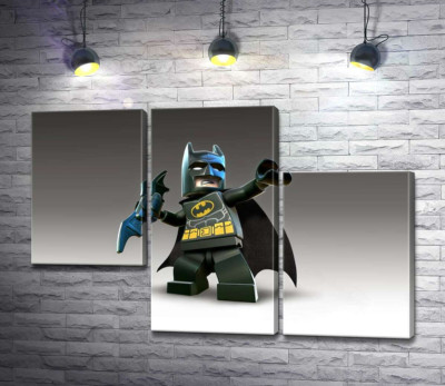 Модульна картина "Лего Бетмен (Batman) із зброєю, електронним бетарангом"