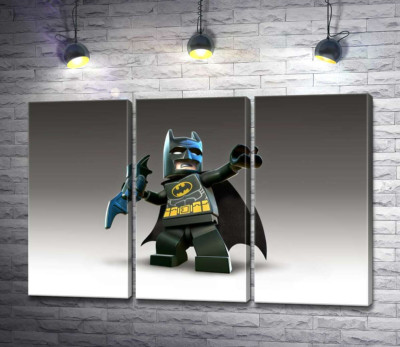 Модульна картина "Лего Бетмен (Batman) із зброєю, електронним бетарангом"