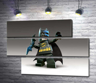 Модульна картина "Лего Бетмен (Batman) із зброєю, електронним бетарангом"