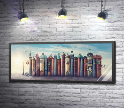 Постер "Затишне місто книг"