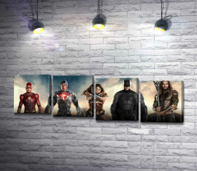 Супергерои из фильма "Лига Справедливости" (Justice League)