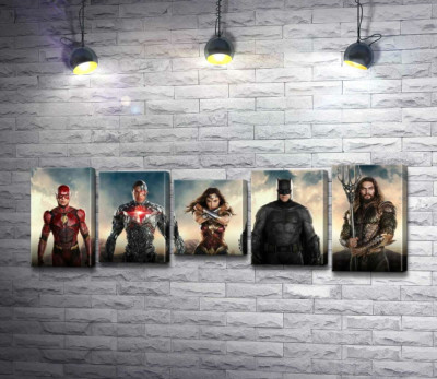 Супергерої з фільму "Ліга Справедливості" (Justice League)