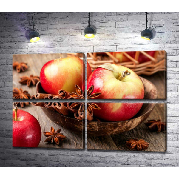 Запахи осені: червонобокі яблука із корицею та бодяном