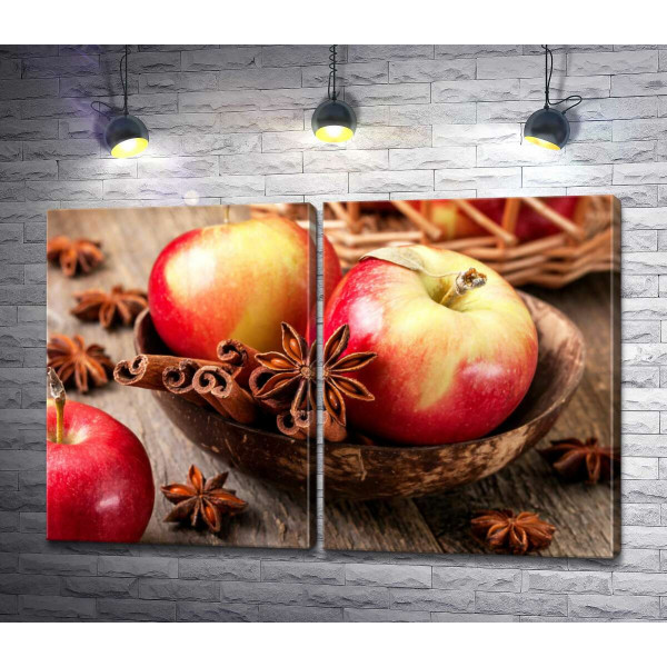 Запахи осені: червонобокі яблука із корицею та бодяном